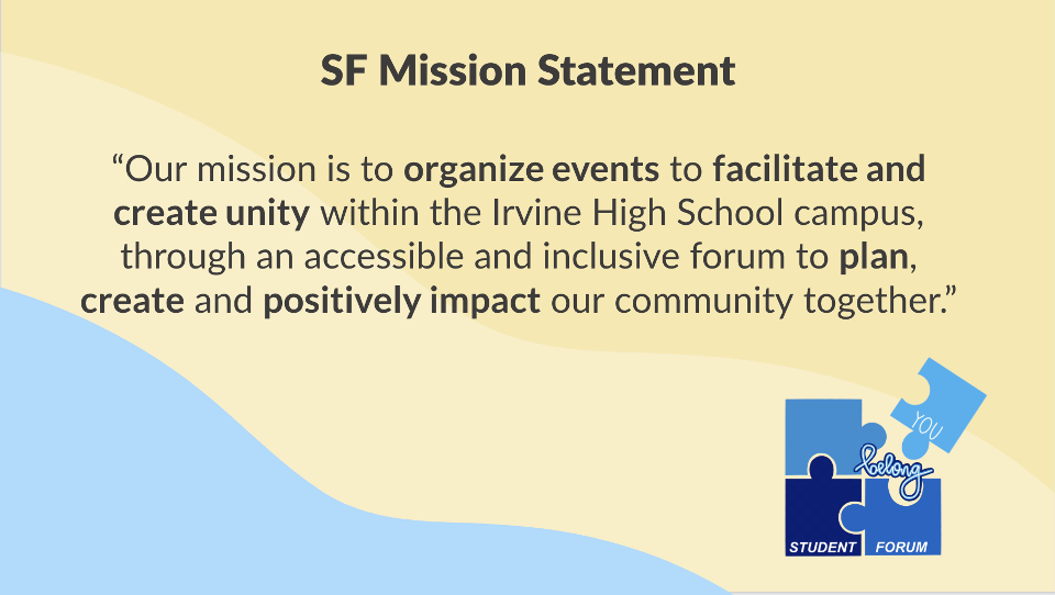 Student Forum Mission Statement
