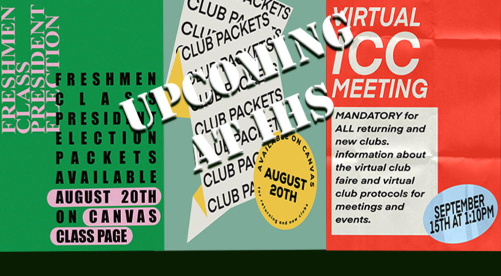 Freshman president and club packets