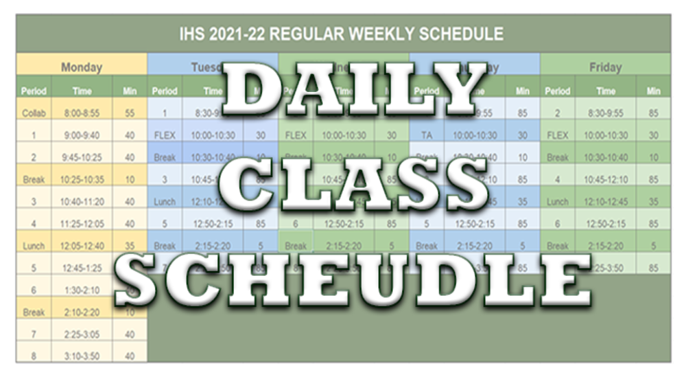 Today&#039;s Schedule