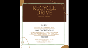 IHS Red Cross Club Recycling Drive