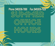 IHS Summer Office Hours