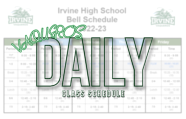 Vaqueros Daily Class Schedule