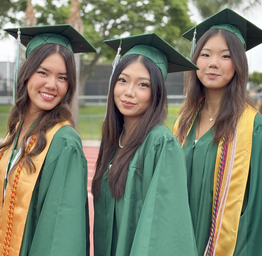 Three graduates