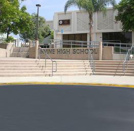 Irvine High School Front View