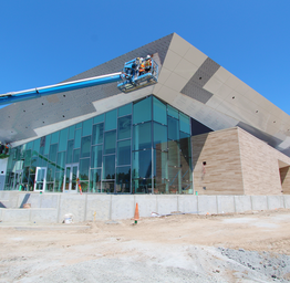 Construction of IHS Performing Arts Center
