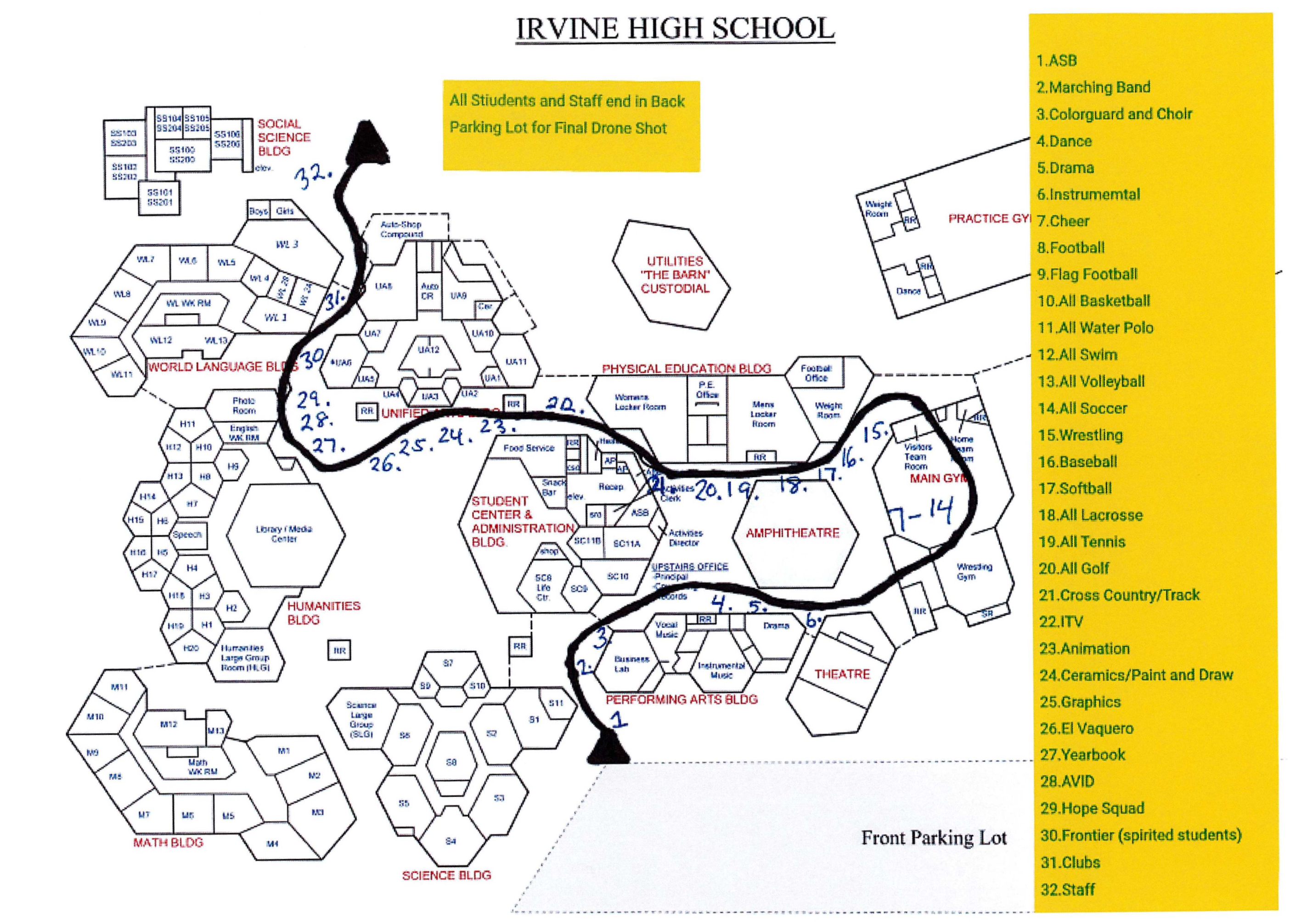 Lip dub map