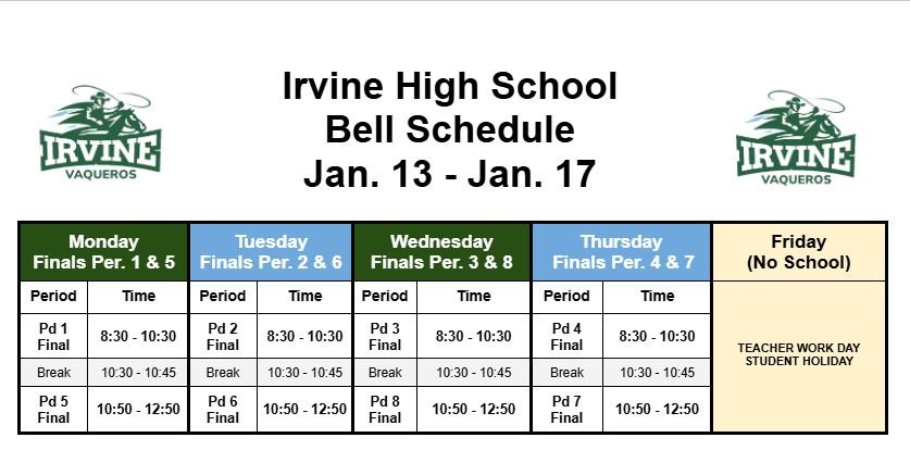 Jan Finals Week 24-25