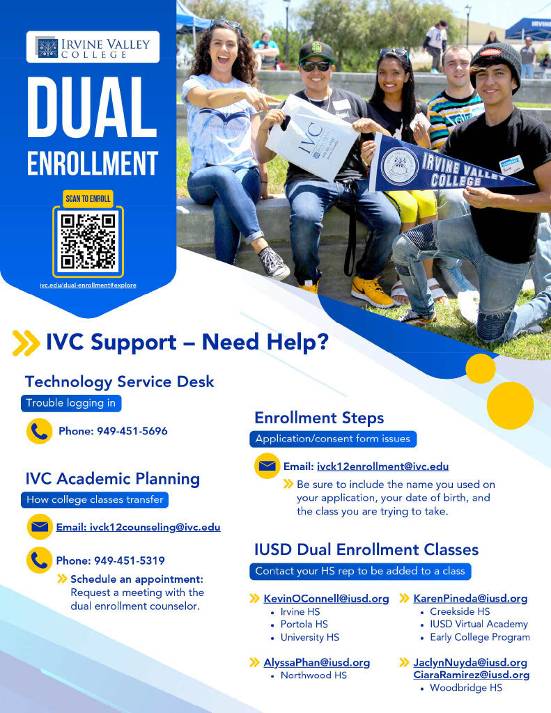IVC Dual Enrollment Flyer