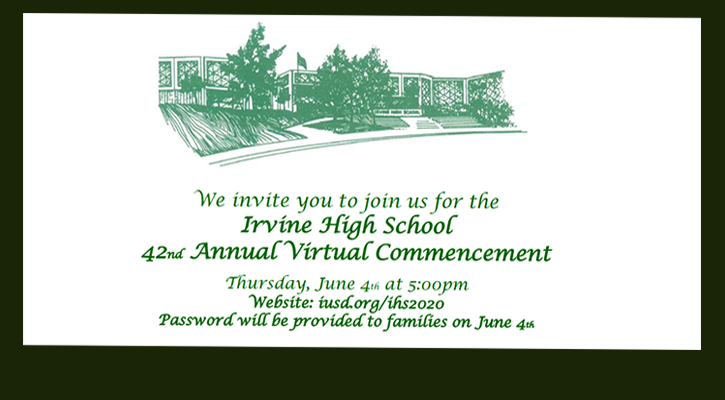 2020 Commencement Announcement