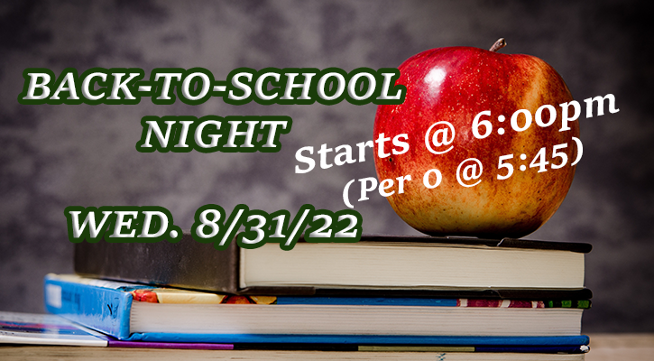 2022 Back to School Night