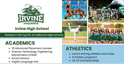 Irvine High At-a-Glance Flyer